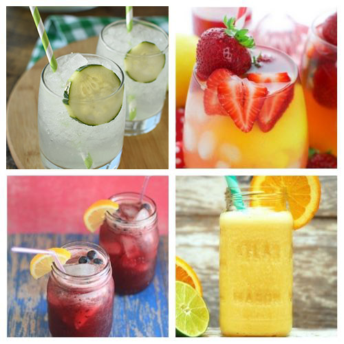 20 Refreshing Homemade Summer Drinks- Sip on some of these best refreshing summer drink recipes at your next get-together! They are all so delicious, and easy to make, too! | #summerDrinks #drinkRecipes #kidFriendlyDrinks #recipes #ACultivatedNest