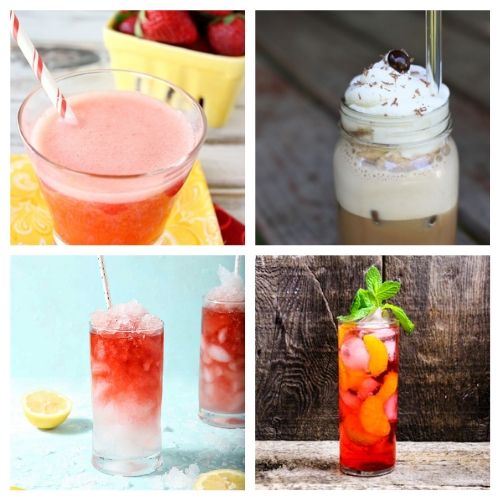 20 Refreshing Kid-Friendly Summer Drinks- Sip on some of these best refreshing summer drink recipes at your next get-together! They are all so delicious, and easy to make, too! | #summerDrinks #drinkRecipes #kidFriendlyDrinks #recipes #ACultivatedNest