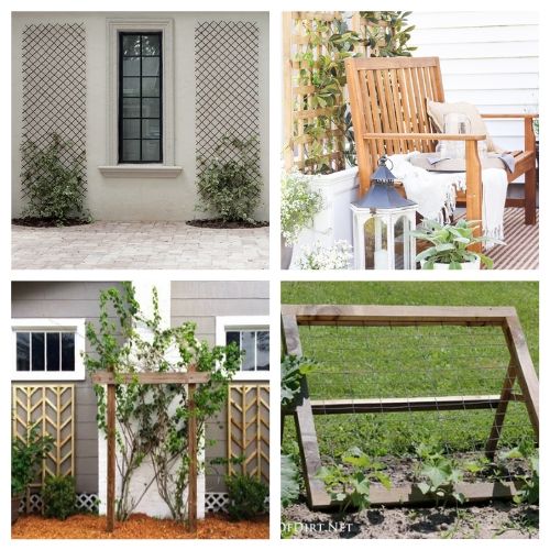 20 Gorgeous DIY Trellises- Add some charm and character to your yard with these gorgeous DIY garden trellises! They're functional and a lovely way to decorate your garden! | #DIY #garden #trellis #gardenDIY #ACultivatedNest