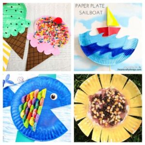 20 Summer Paper Plate Crafts for Kids- A Cultivated Nest