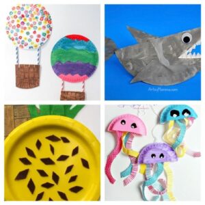 20 Summer Paper Plate Crafts for Kids- A Cultivated Nest