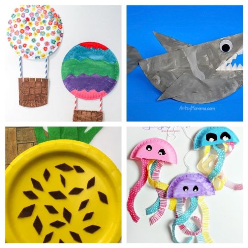 Summer Paper Plate Crafts