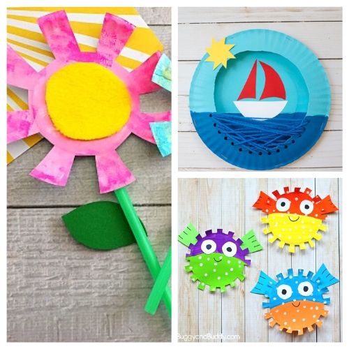 17 Fun Paper Plate Crafts for Summer - Glue Sticks and Gumdrops