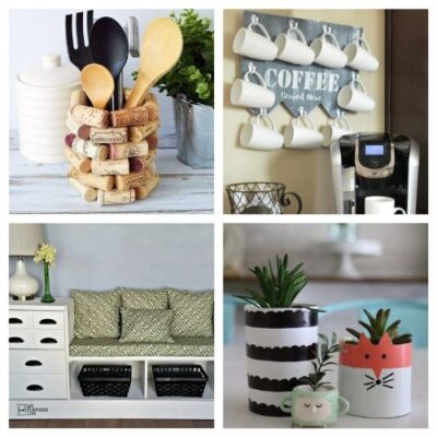 20 Creative Upcycled DIY Decor Ideas- A Cultivated Nest