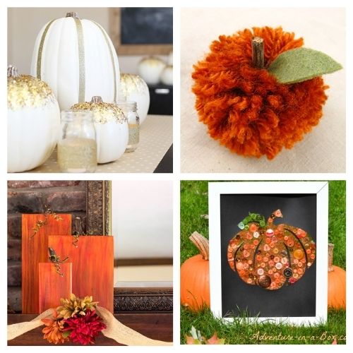 20 Beautiful Pumpkin DIY Projects for Fall- Time to break out the crafting supplies and get busy on these beautiful fall pumpkin decor DIYs! They are so much fun and look fabulous! | #DIY #craft #fallDecor #fallDIY #ACultivatedNest
