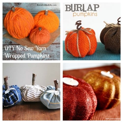 20 Beautiful Autumn Pumpkin DIY Projects- Time to break out the crafting supplies and get busy on these beautiful fall pumpkin decor DIYs! They are so much fun and look fabulous! | #DIY #craft #fallDecor #fallDIY #ACultivatedNest