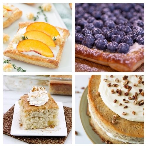 20 Incredible Baked Desserts Using Fruit- If you want a delicious way to use in-season fruit, you have to try these incredible baked fruit dessert recipes! They're all so tasty and smell wonderful! | #recipe #dessert #fruit #baking #ACultivatedNest