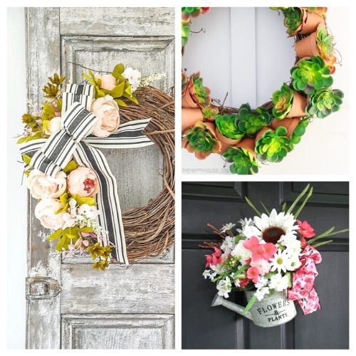 Simple (and thrifty!) DIY Floral Wreath - Artsy Chicks Rule®