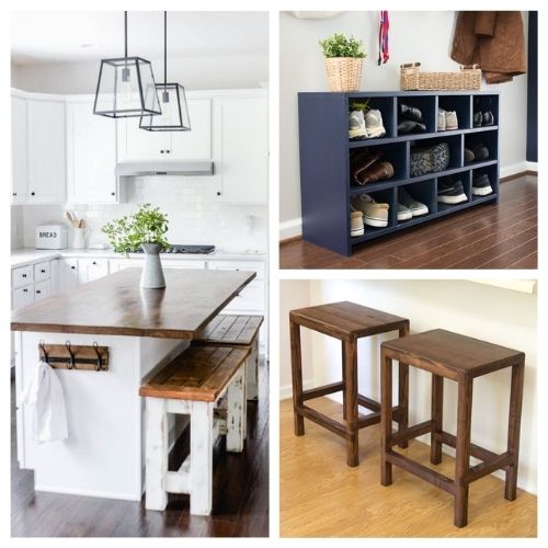 20 Magnificent DIY Wood Furniture Ideas- These 20 magnificent DIY wood furniture ideas will help you update your home's décor on a budget! There are so many great ideas to try! | #DIY #diyProjects #diyFurniture #diyDecor #ACultivatedNest