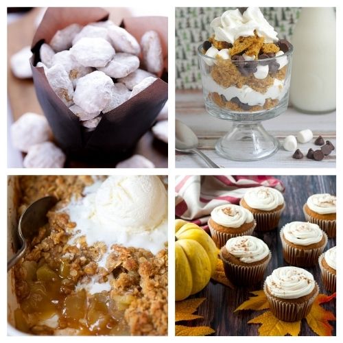 20 Delicious Fall Desserts- These drool-worthy festive fall dessert recipes will complete your dessert table and please your taste buds. They all taste delicious, and are easy to make! | fall pumpkin dessert recipes, fall food, #recipe #dessertRecipe #fallRecipe #fallDessert #ACultivatedNest