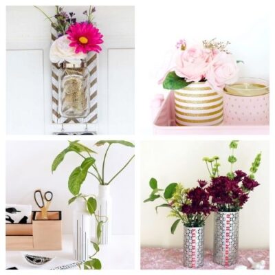 20 Gorgeous DIY Flower Vase Ideas- A Cultivated Nest