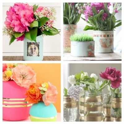 20 Gorgeous DIY Flower Vase Ideas- A Cultivated Nest