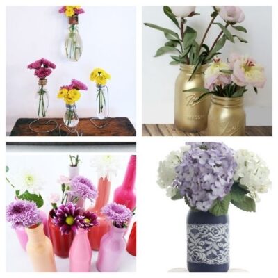 20 Gorgeous DIY Flower Vase Ideas- A Cultivated Nest