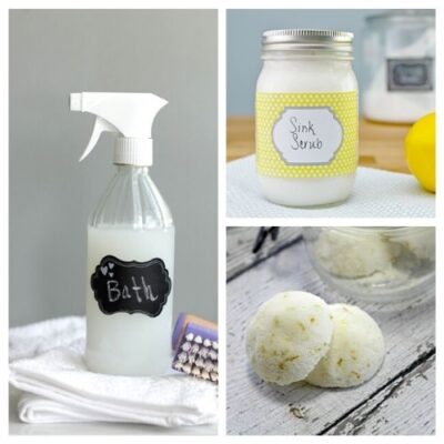 10 DIY Bathroom Cleaning Products
