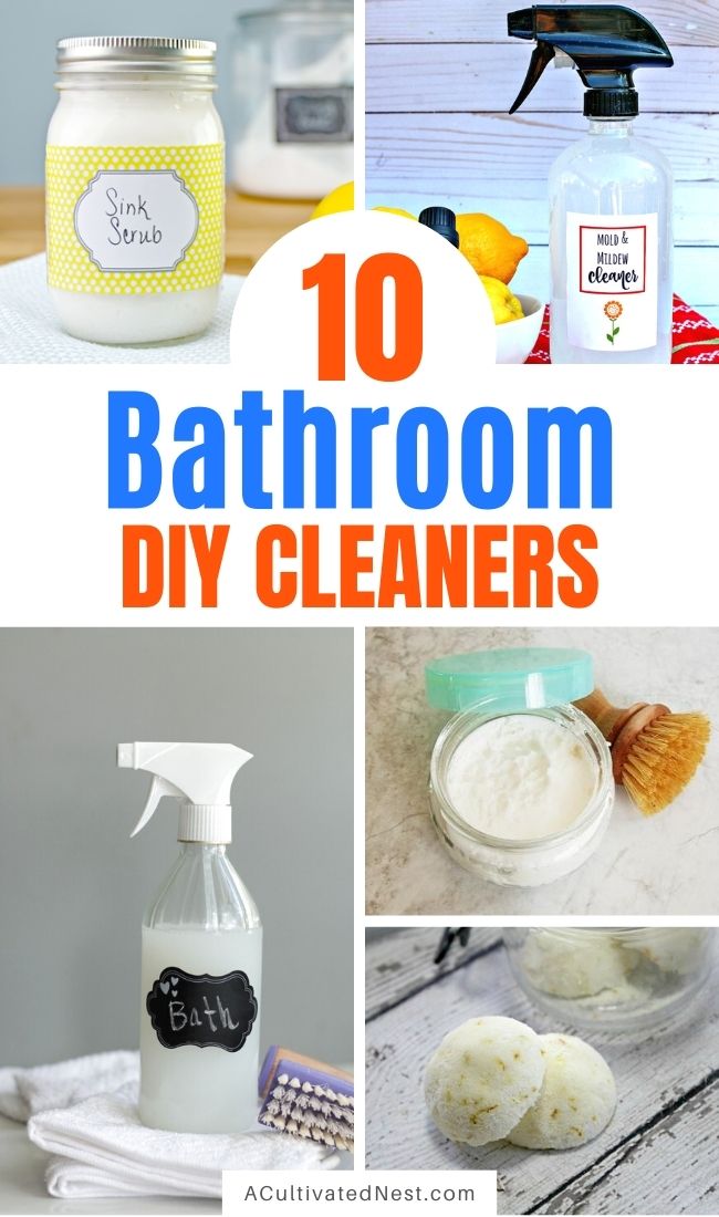 DIY All-Natural Bathroom Cleaners