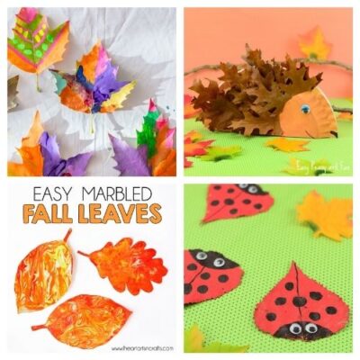 20 Creative Fall Leaf Kids Crafts- A Cultivated Nest