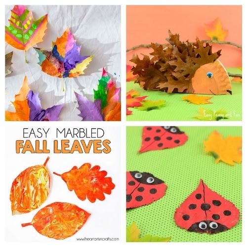 20 Creative Kids Fall Leaf Crafts- These creative fall leaf kids crafts are great for kids of all ages! You just need some basic supplies and can begin making memories! | #crafts #kidsCrafts #fallCrafts #kidsActivities #ACultivatedNest