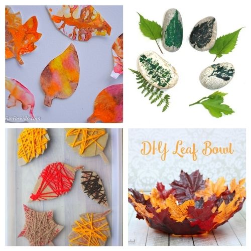 20 Creative Autumn Leaf Kids Crafts- These creative fall leaf kids crafts are great for kids of all ages! You just need some basic supplies and can begin making memories! | #crafts #kidsCrafts #fallCrafts #kidsActivities #ACultivatedNest