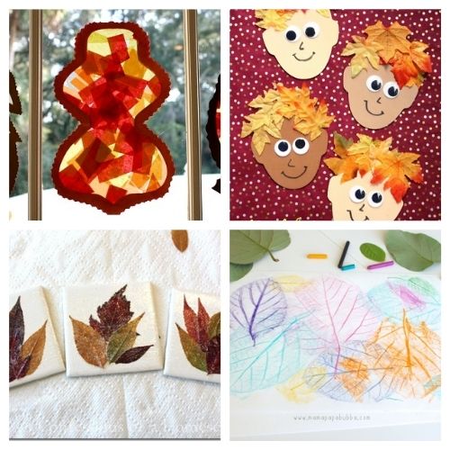 20 Creative Fall Leaf Crafts for Kids- These creative fall leaf kids crafts are great for kids of all ages! You just need some basic supplies and can begin making memories! | #crafts #kidsCrafts #fallCrafts #kidsActivities #ACultivatedNest