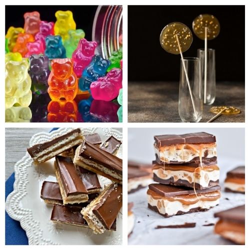 20 Delicious DIY Candy Recipes- You are bound to be drooling after checking out this list of delicious homemade candy recipes! They're perfect for all occasions! | #candy #HalloweenRecipes #recipes #homemadeCandy #ACultivatedNest