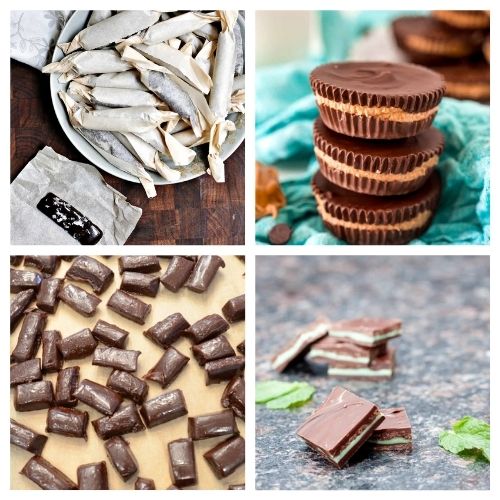 How to Make Candy from Scratch- You are bound to be drooling after checking out this list of delicious homemade candy recipes! They're perfect for all occasions! | #candy #HalloweenRecipes #recipes #homemadeCandy #ACultivatedNest