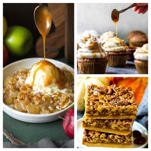 20 Festive Fall Dessert Recipes- These drool-worthy festive fall dessert recipes will complete your dessert table and please your taste buds. They all taste delicious, and are easy to make! | fall pumpkin dessert recipes, fall food, #recipe #dessertRecipe #fallRecipe #fallDessert #ACultivatedNest