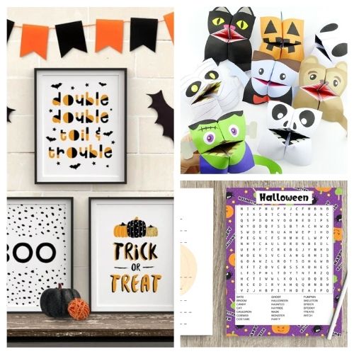 20 Spooky Halloween Free Printables- These spooky Halloween free printables are the perfect way to update your décor for Halloween, or find fun free activities for your kids! | #freePrintables #Halloween #HalloweenPrintables #kidsActivities #ACultivatedNest