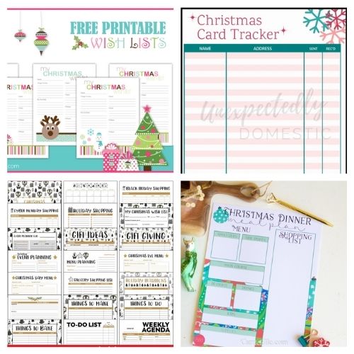 12 Charming Free Christmas Planner Printables- Have a less stressful holiday season with these charming free printable Christmas planners! They are a holiday organizing game-changer! | #freePrintables #Christmas #plannerPrintables #ChristmasPlanner #ACultivatedNest