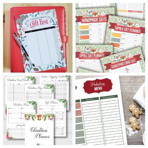 Free Christmas Gift List Planner Organizer Printable PDF  Lisa Markle  Sparkles Clipart and Graphic Design