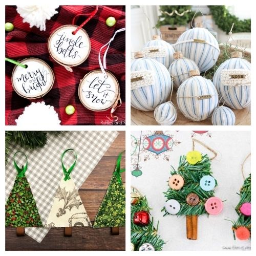 20 Beautiful Homemade Christmas Ornaments- Time to get busy making these 20 beautiful DIY Christmas ornaments! They are stylish, festive, and will look stunning on your tree! | #Christmas #crafts #diyOrnaments #ChristmasOrnaments #ACultivatedNest