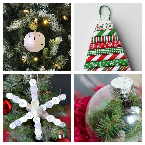 20 Beautiful Christmas Ornament DIYs- Time to get busy making these 20 beautiful DIY Christmas ornaments! They are stylish, festive, and will look stunning on your tree! | #Christmas #crafts #diyOrnaments #ChristmasOrnaments #ACultivatedNest