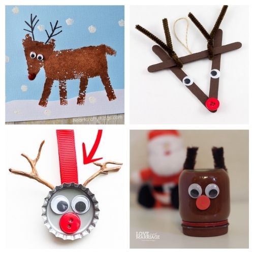 20 Christmas Reindeer Kids Activities- Get the family together and make these Christmas reindeer kids crafts this holiday season! They're so fun and easy to make! | #kidsActivities #kidsCrafts #ChristmasCrafts #ChristmasKidsCrafts #ACultivatedNest