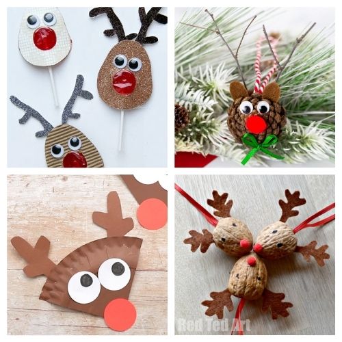 20 Christmas Reindeer Kids Crafts- A Cultivated Nest