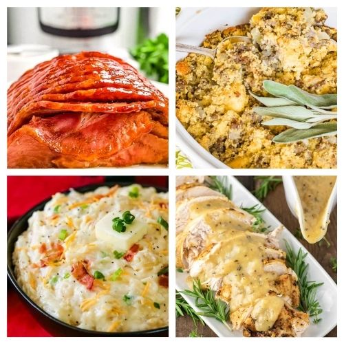 20 Thanksgiving Main Dish and Side Dish Recipes- These traditional Thanksgiving dinner recipes will leave your holiday table looking stunning and your guests happy! | #recipes #Thanksgiving #ThanksgivingDinner #ThanksgivingRecipes #ACultivatedNest