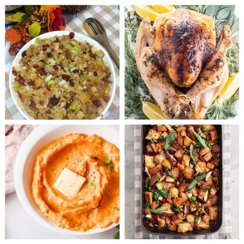 20 Delicious Dinner Recipes for Thanksgiving- These traditional Thanksgiving dinner recipes will leave your holiday table looking stunning and your guests happy! | #recipes #Thanksgiving #ThanksgivingDinner #ThanksgivingRecipes #ACultivatedNest