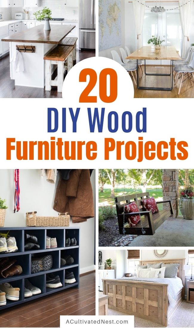 20 Magnificent DIY Wood Furniture Ideas