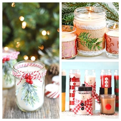 Christmas DIY: Mason jar candles