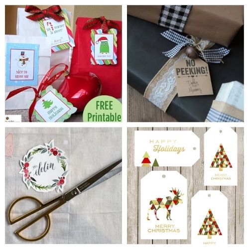 printable christmas labels templates