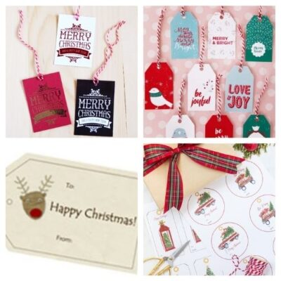 20 Free Printable Christmas Tags and Labels- A Cultivated Nest