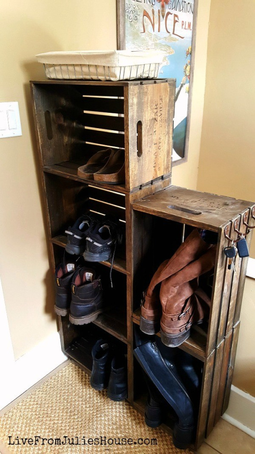 Closet Organization - Shoe Organizers DIY - Shanty 2 Chic