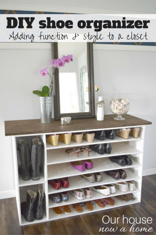 The Best Cheap DIY Shoe Storage - Easy Peasy Creative Ideas