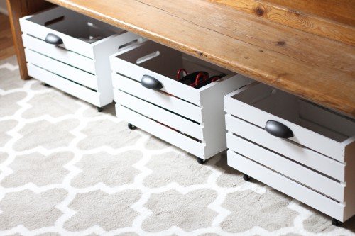 10 Genius Shoe Storage DIYs- Get rid of the shoe chaos and use these genius DIY shoe storage solutions instead! They're the perfect way to get your shoes organized! | #organization #organizingTips #shoeOrganization #DIY #ACultivatedNest