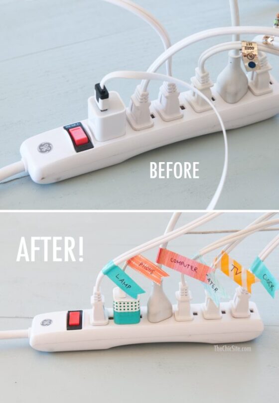 Organize and Manage Cords and Wires 