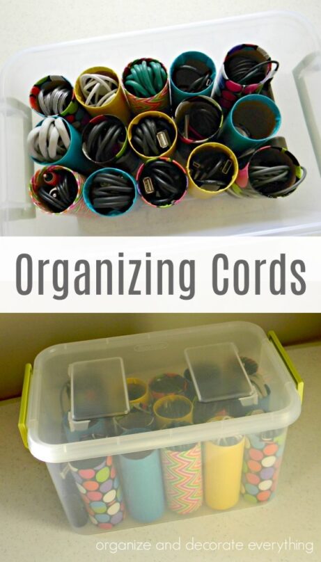 No.1 Easy Way on How to Organize Your Cords - Pearl and Style