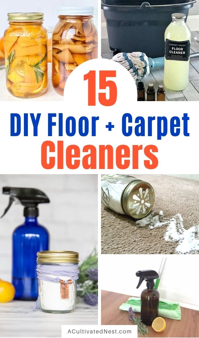 15 DIY Floor Cleaners and DIY Carpet Cleaners