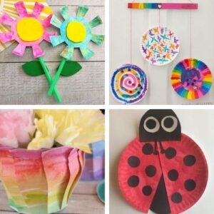 20 Cute Spring Paper Plate Kids Crafts- A Cultivated Nest