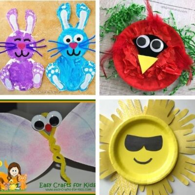 20 Cute Spring Paper Plate Kids Crafts- A Cultivated Nest