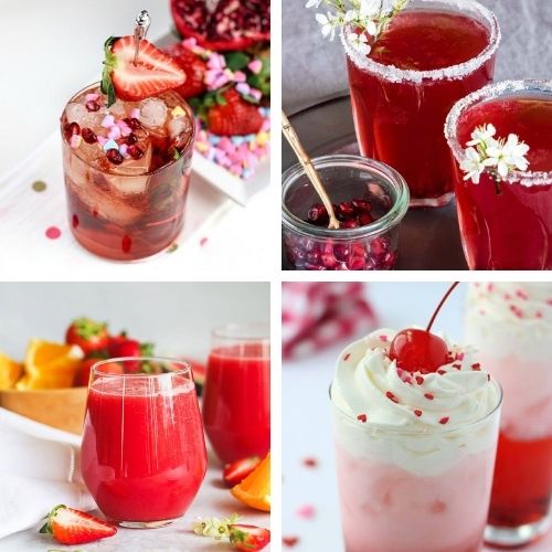 24 Delicious Valentine's Day Drink Recipes- These tasty homemade Valentine's Day drinks are a lovely way to make your romantic evening even more special! | #drinkRecipes #ValentinesDay #Valentines #homemadeDrinks #ACultivatedNest