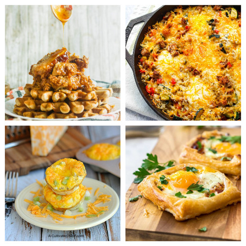 20 Delicious Sunday Morning Breakfast Recipes- Make these comforting homemade breakfast recipes for holidays, events, or on Sunday mornings. They are easy, delicious, and hearty! | pancake recipes, waffle recipes, egg recipes, #breakfast #recipe #brunchRecipes #food #ACultivatedNest