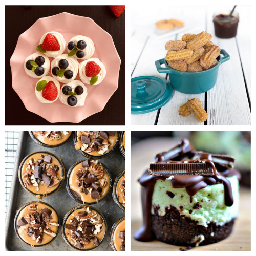 20 Incredible Tiny Dessert Recipes- These 20 incredible bite sized dessert recipes are super easy to make, taste delicious, and are sure to be a big hit! | small desserts, desserts for parties, #desserts #dessertRecipes #recipes #dessertIdeas #ACultivatedNest
